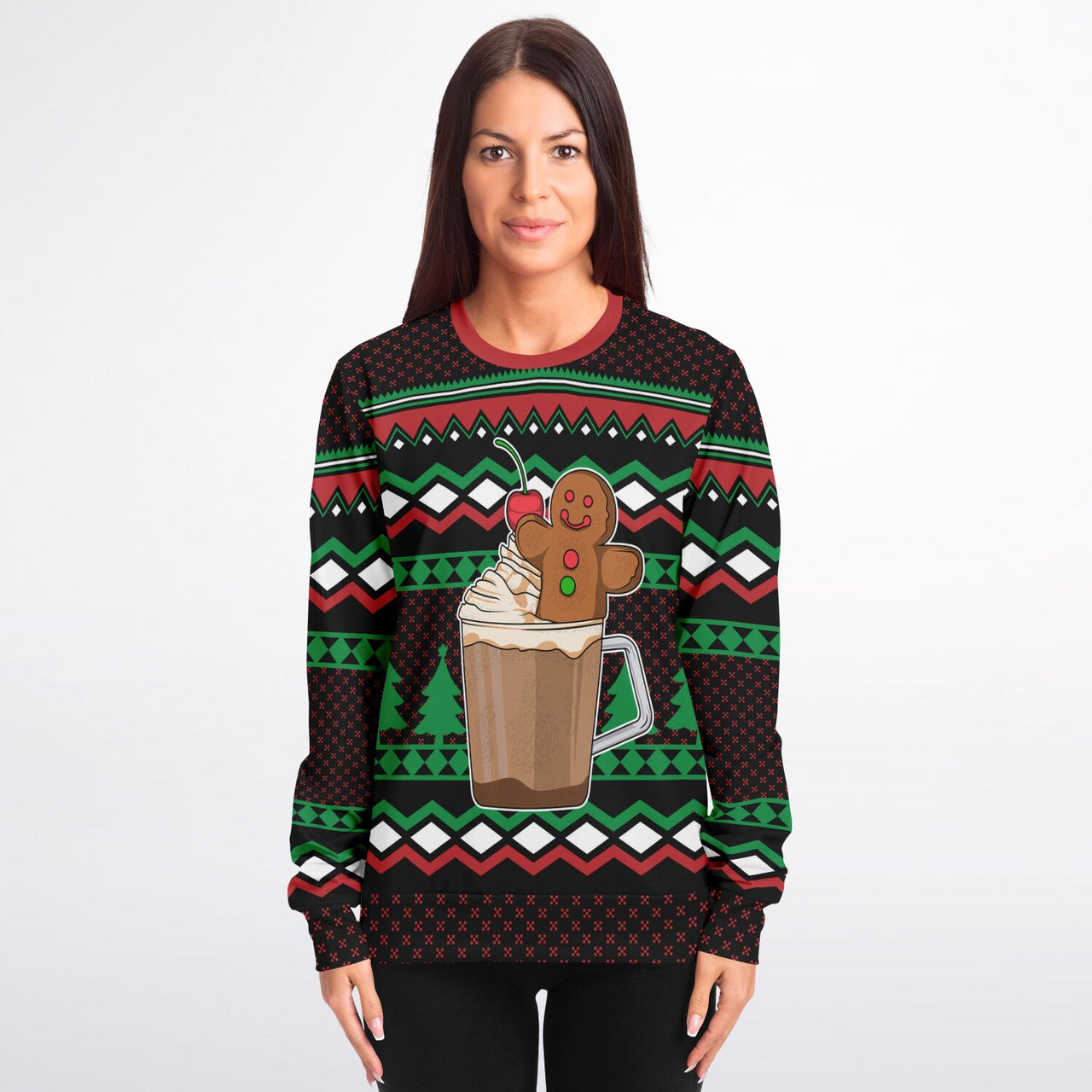 Ginger In A Cup - Ugly Christmas Unisex Sweatshirt