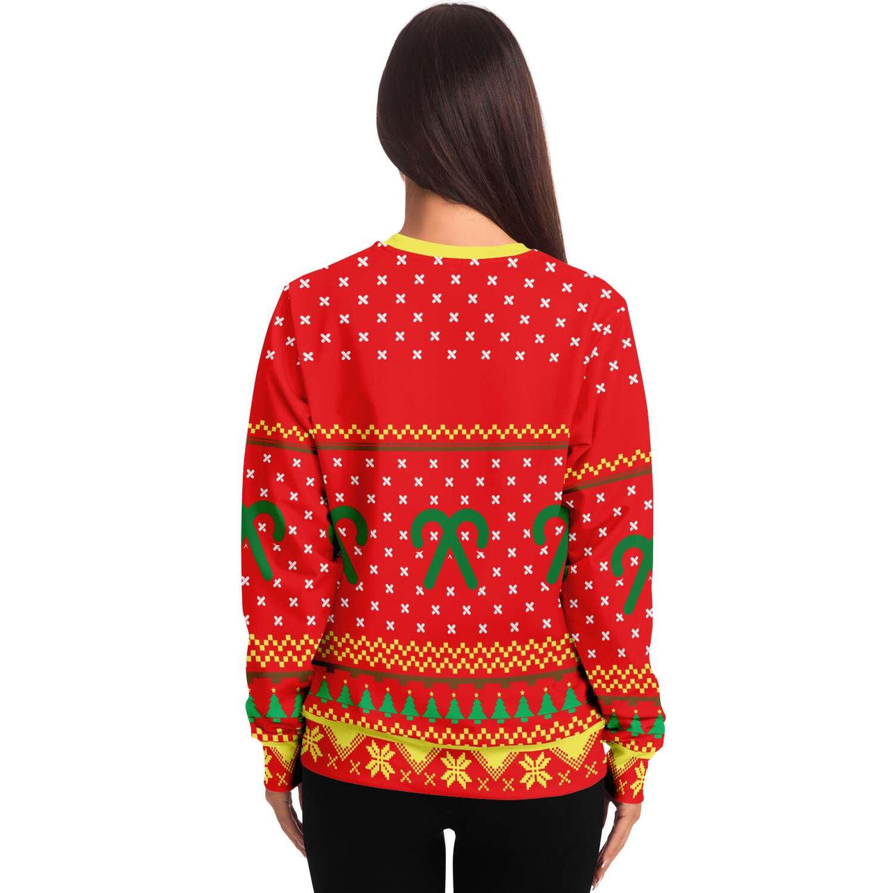 To Lit To Quit - Ugly Christmas Unisex Sweatshirts - Tranzitions Organic Salon