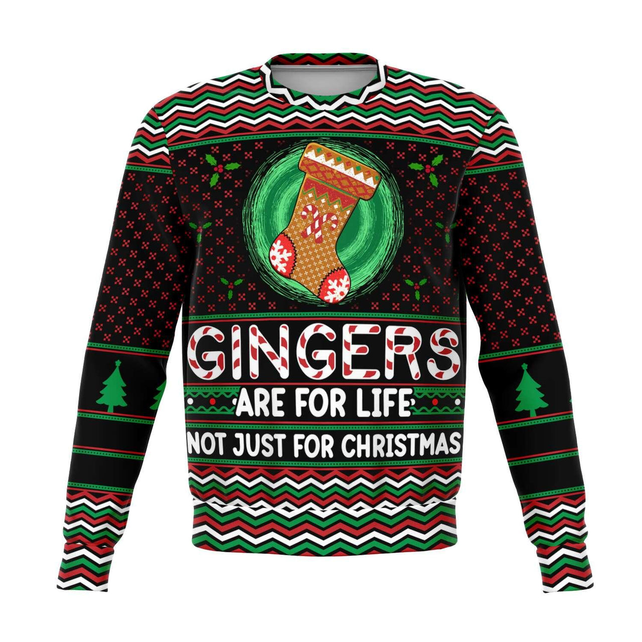 Ginger - Ugly Christmas Unisex Sweatshirts - Tranzitions Organic Salon