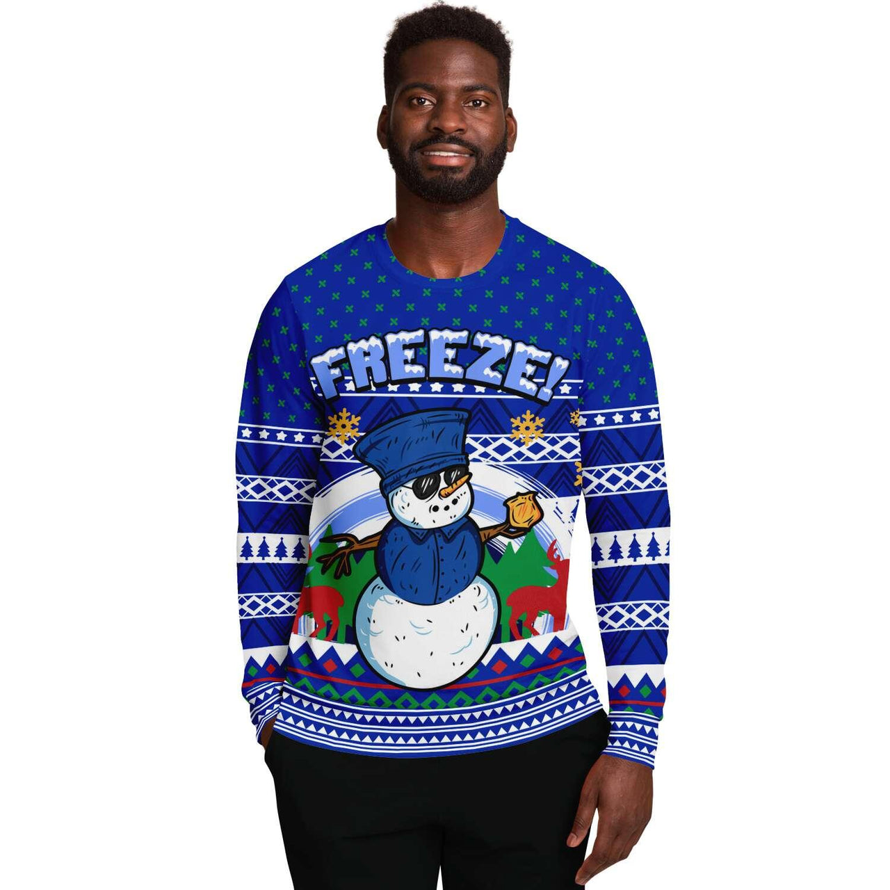 Freeze - Ugly Christmas Unisex Sweatshirt - Tranzitions Organic Salon