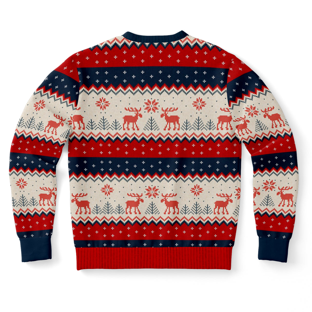 Women Yells At Cat - Ugly Christmas Unisex Sweatshirt