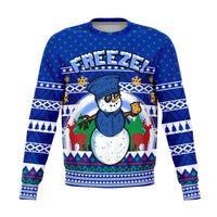 Thumbnail for Freeze - Ugly Christmas Unisex Sweatshirt - Tranzitions Organic Salon