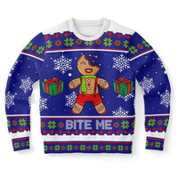 Thumbnail for Bite Me - Ugly Christmas Unisex Sweatshirt - Tranzitions Organic Salon