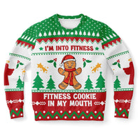 Thumbnail for Fitness Cookie In My Mouth - Ugly Christmas Unisex Sweatshirt - Tranzitions Organic Salon
