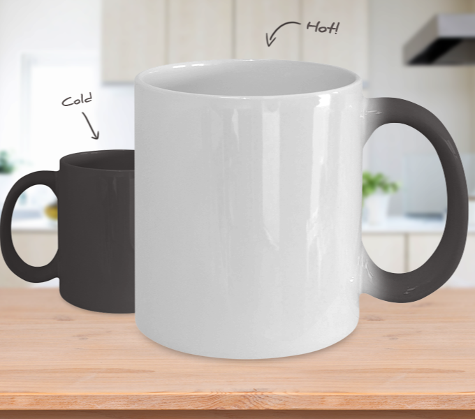 To My Wife - You Touched My Heart - Color Changing Mug