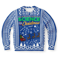 Thumbnail for Christmas Science - Ugly Christmas Unisex Sweatshirt - Tranzitions Organic Salon