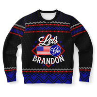 Thumbnail for Let's Go Brandon - Ugly Christmas Sweatshirt - Tranzitions Organic Salon